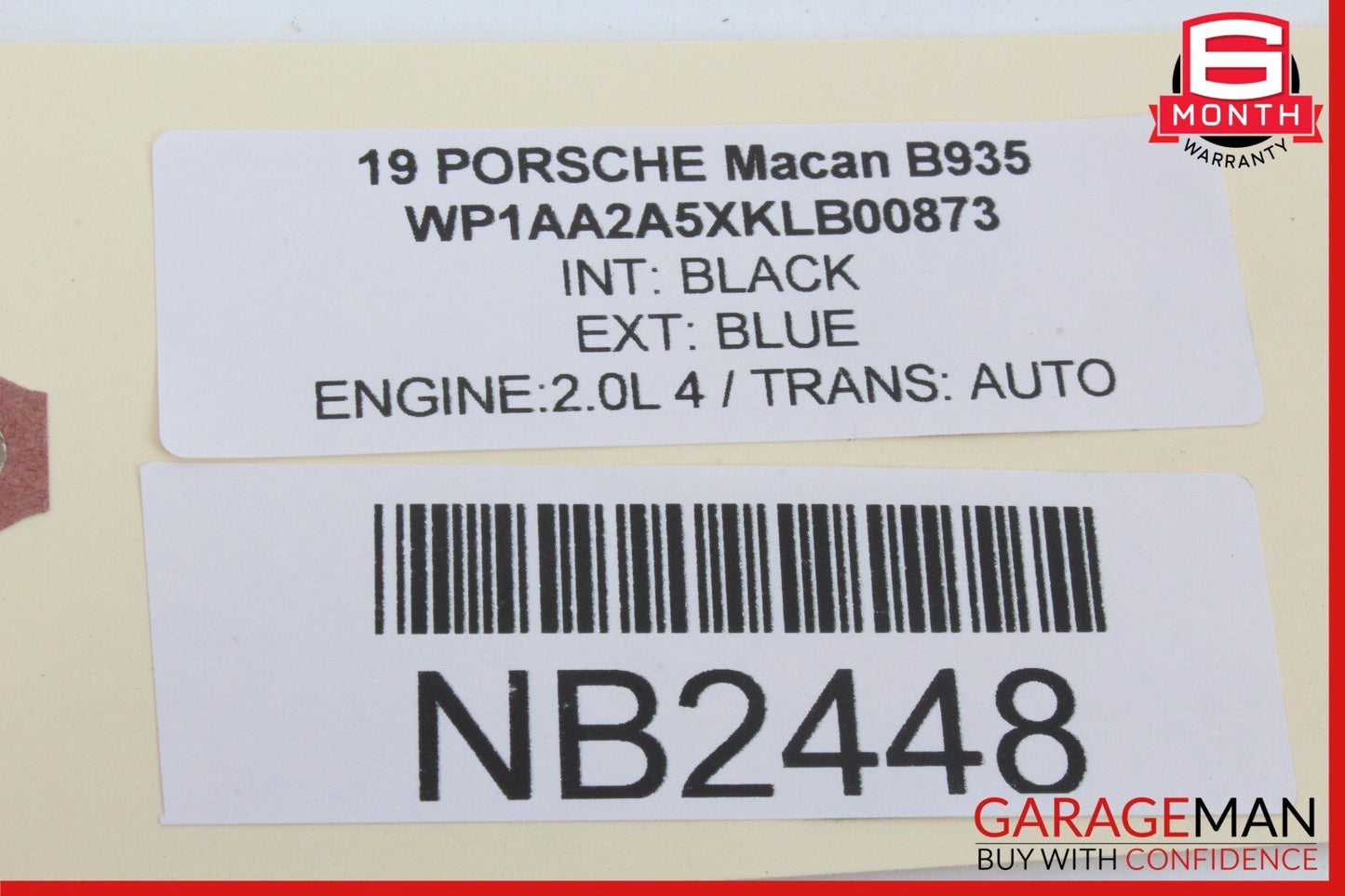 15-24 Porsche Macan 95B Rear Right Passenger Side Lower Control Arm OEM