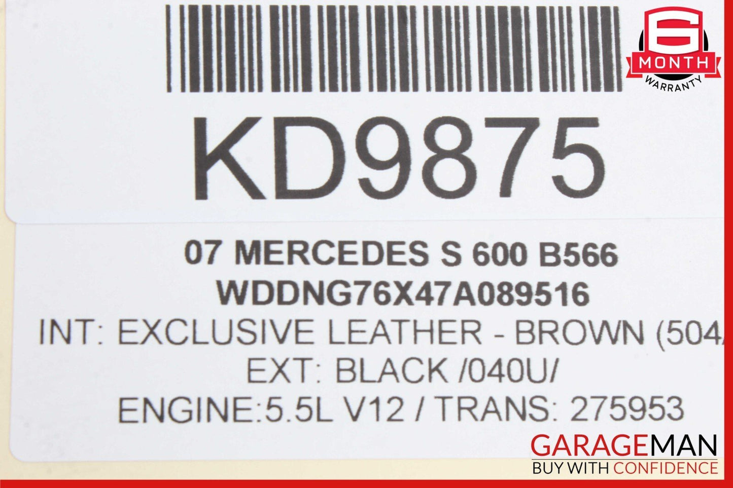 07-14 Mercedes W221 S550 S600 Front Right Keyless Go Door Lock Latch Actuator