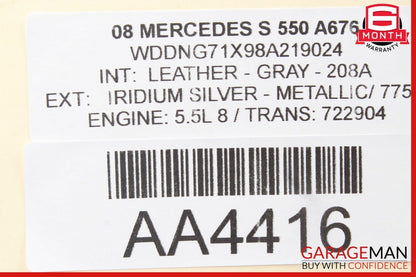 07-09 Mercedes W221 S550 CL550 CL600 Bluetooth Communication Controller Module