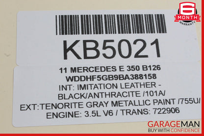 08-16 Mercedes W212 E350 GLK350 Rear Left Side Door Window Regulator Motor OEM