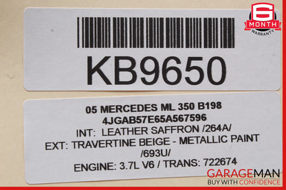 98-05 Mercedes W163 ML350 ML320 Bumper Fog Light Lamp Left Driver Side OEM