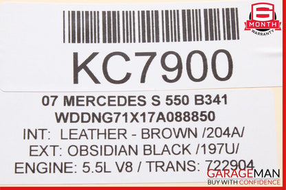 07-13 Mercedes W221 S550 S400 S600 Door Window Regulator Motor Rear Left Side