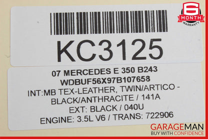 01-11 Mercedes W211 E350 C55 AMG Rear Trunk Lid Lock Latch Handle Assembly OEM