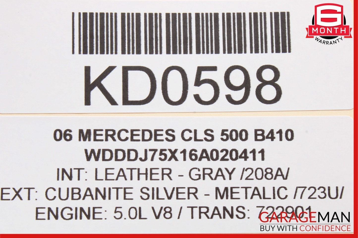 06-11 Mercedes W219 CLS500 CLS55 Front Overhead Dome Light Sunroof Switch OEM