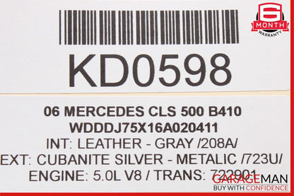 06-11 Mercedes W219 CLS500 CLS55 Front Overhead Dome Light Sunroof Switch OEM