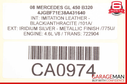 06-13 Mercedes X164 GL450 ML550 Front Right Door Lock Latch Actuator OEM