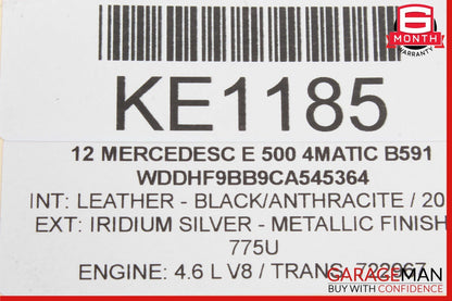 08-17 Mercedes W212 E550 E350 E400 Rear Trunk Lid Latch Lock Actuator OEM