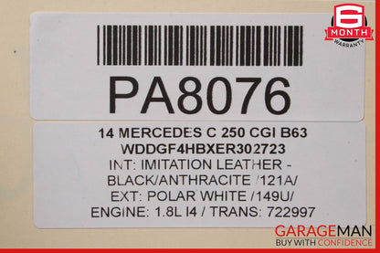 12-15 Mercedes W204 C250 SLK250 722.9 7G Automatic Transmission 722.997 OEM 69k
