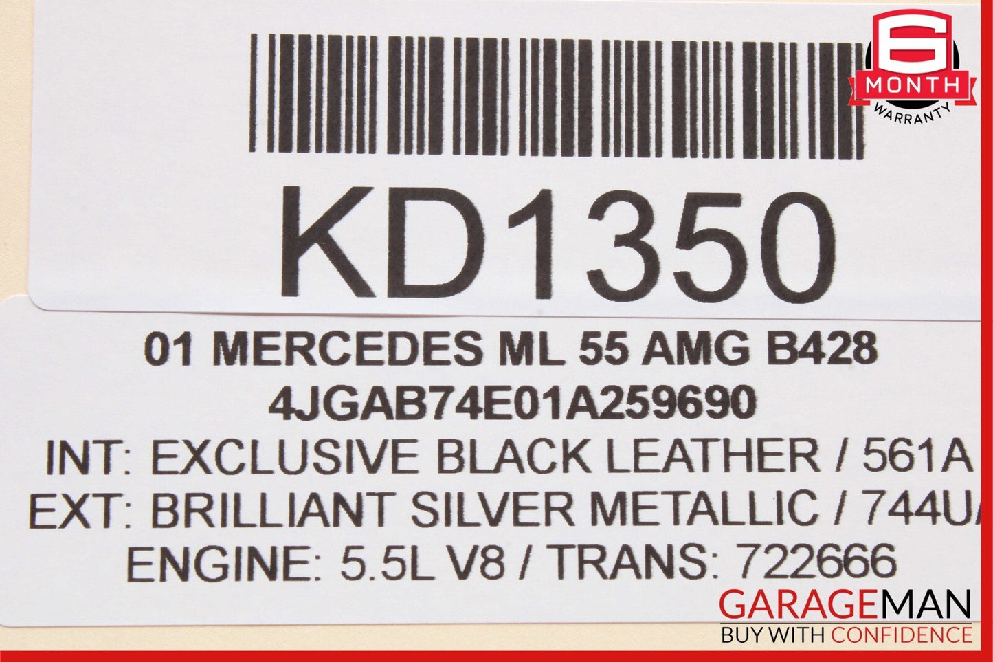 98-05 Mercedes W163 ML350 ML55 AMG Front Left Or Right Seat Control Module OEM
