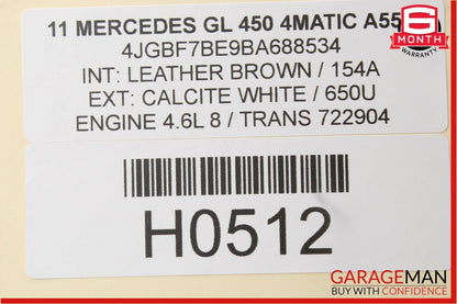 06-12 Mercedes X164 GL450 ML500 Center Console Control Trim Bezel Panel Wood OEM