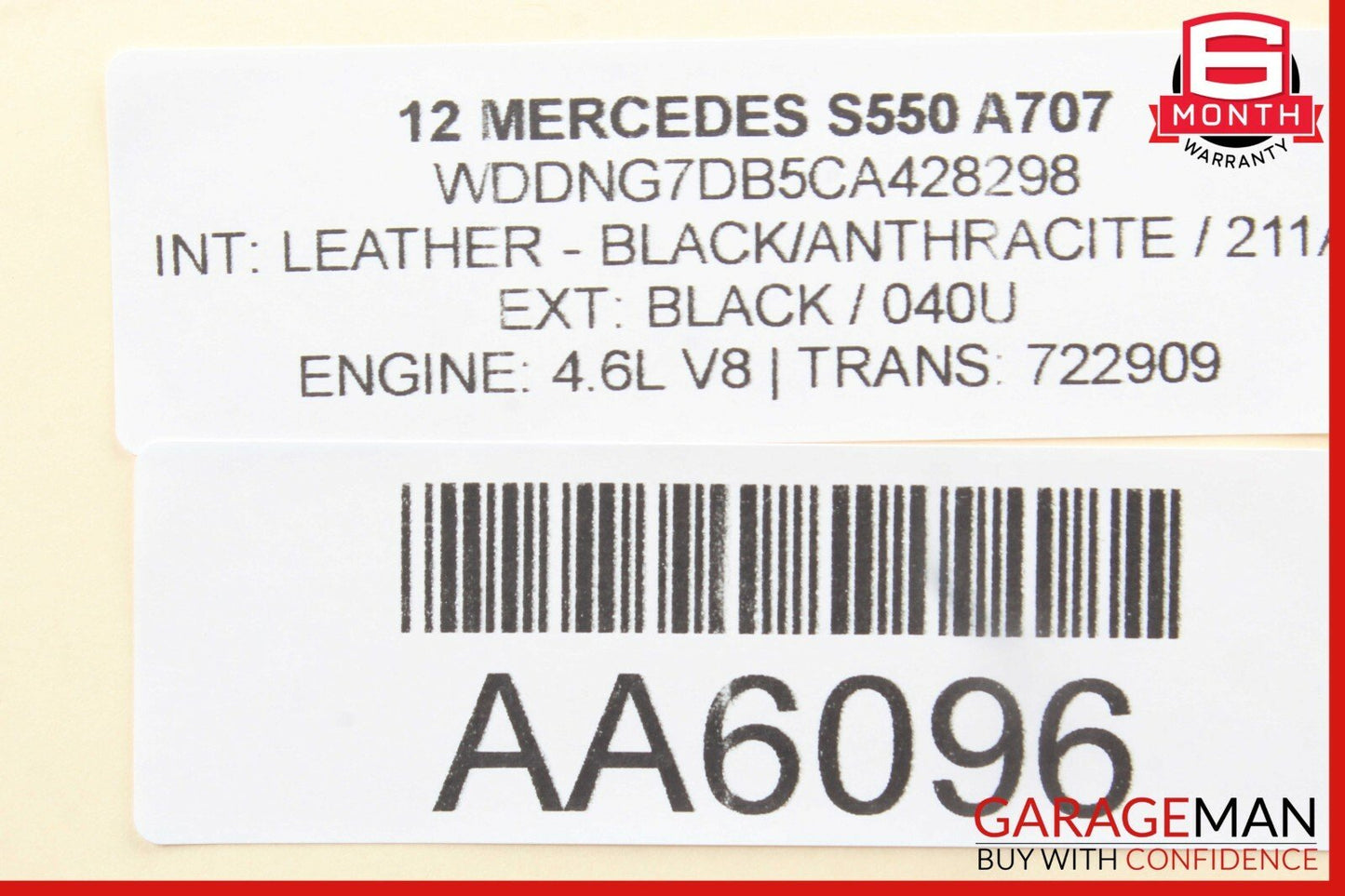 07-14 Mercedes CL550 CL600 S550 Front Left Seat Adjustment Control Switch Set