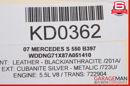 07-13 Mercedes W221 S550 Rear Right / Left Airmatic Suspension Shock Absorber