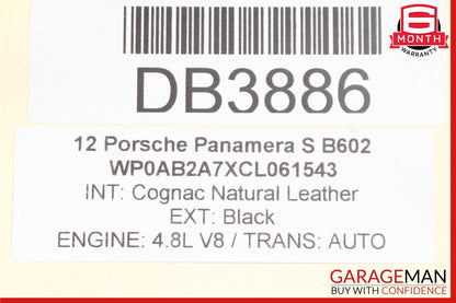10-16 Porsche Panamera 970 Rear Bumper Reinforcement Impact Crash Rebar Bar OEM