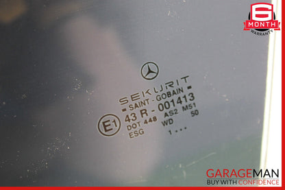 03-12 Mercedes R230 SL500 SL550 Front Left Driver Side Door Window Glass OEM