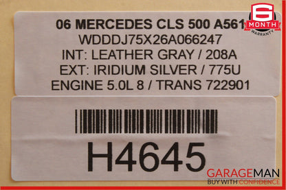 06-12 Mercedes CLS500 GL450 CL550 E350 Front Left Side Bumper Fog Light Lamp OEM