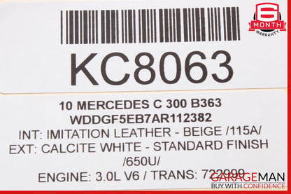 08-14 Mercedes W204 C300 C63 AMG Rear Right Side Door Lock Latch Actuator OEM