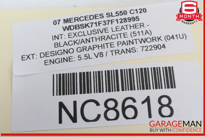 03-06 Mercedes R230 SL550 Steering Column Combination Switch Assembly OEM
