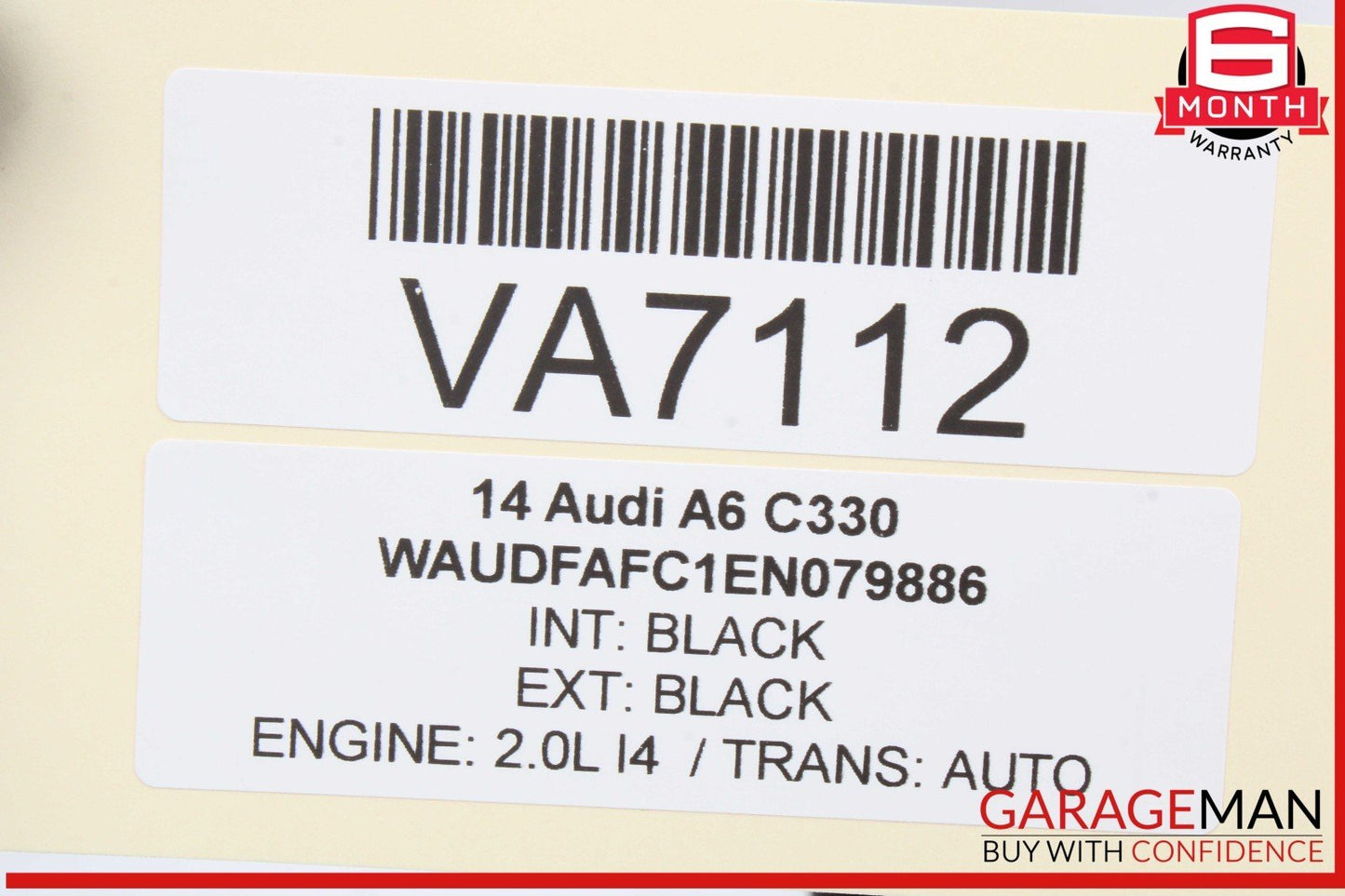 12-18 Audi A6 A7 Windshield Washer Fluid Reservoir Tank Bottle 4G8955451E OEM