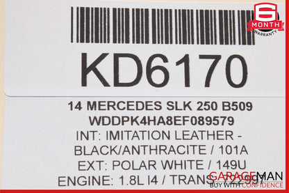 12-20 Mercedes R172 SLK250 SLK350 Steering Column Switches 1729005304 OEM