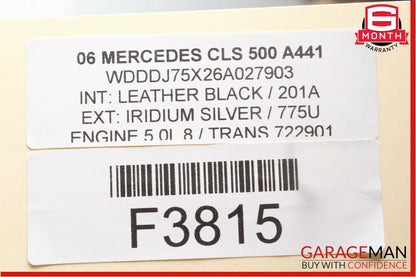 03-11 Mercedes W219 CLS500 Front Right Side Under Seat Control Module Unit OEM