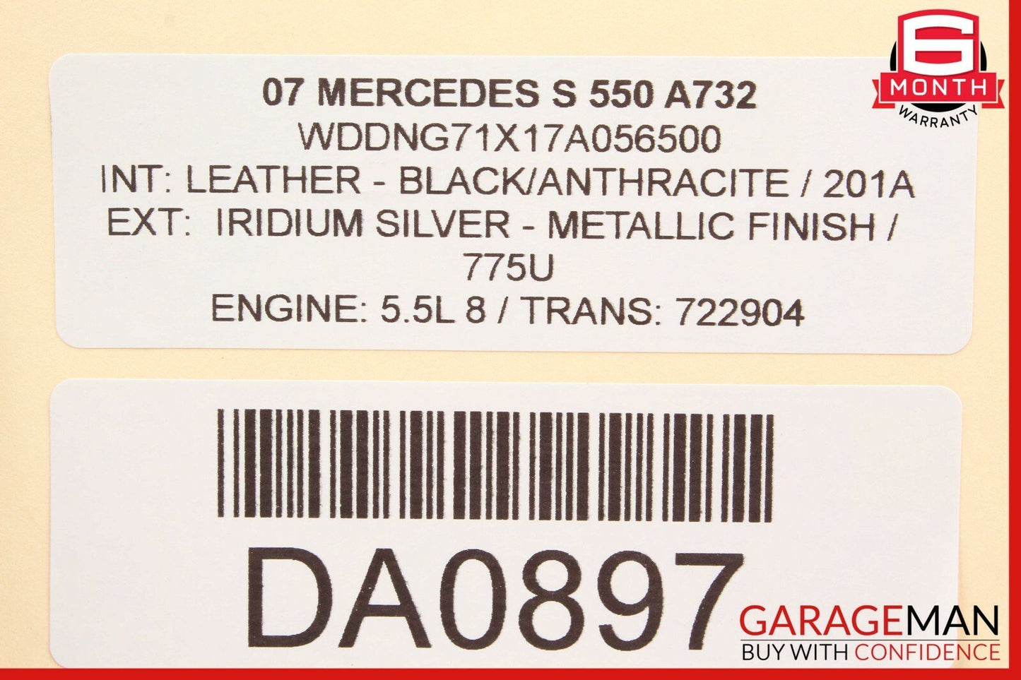 07-09 Mercedes W221 S550 CL550 Antenna Amplifier Booster Module Unit OEM