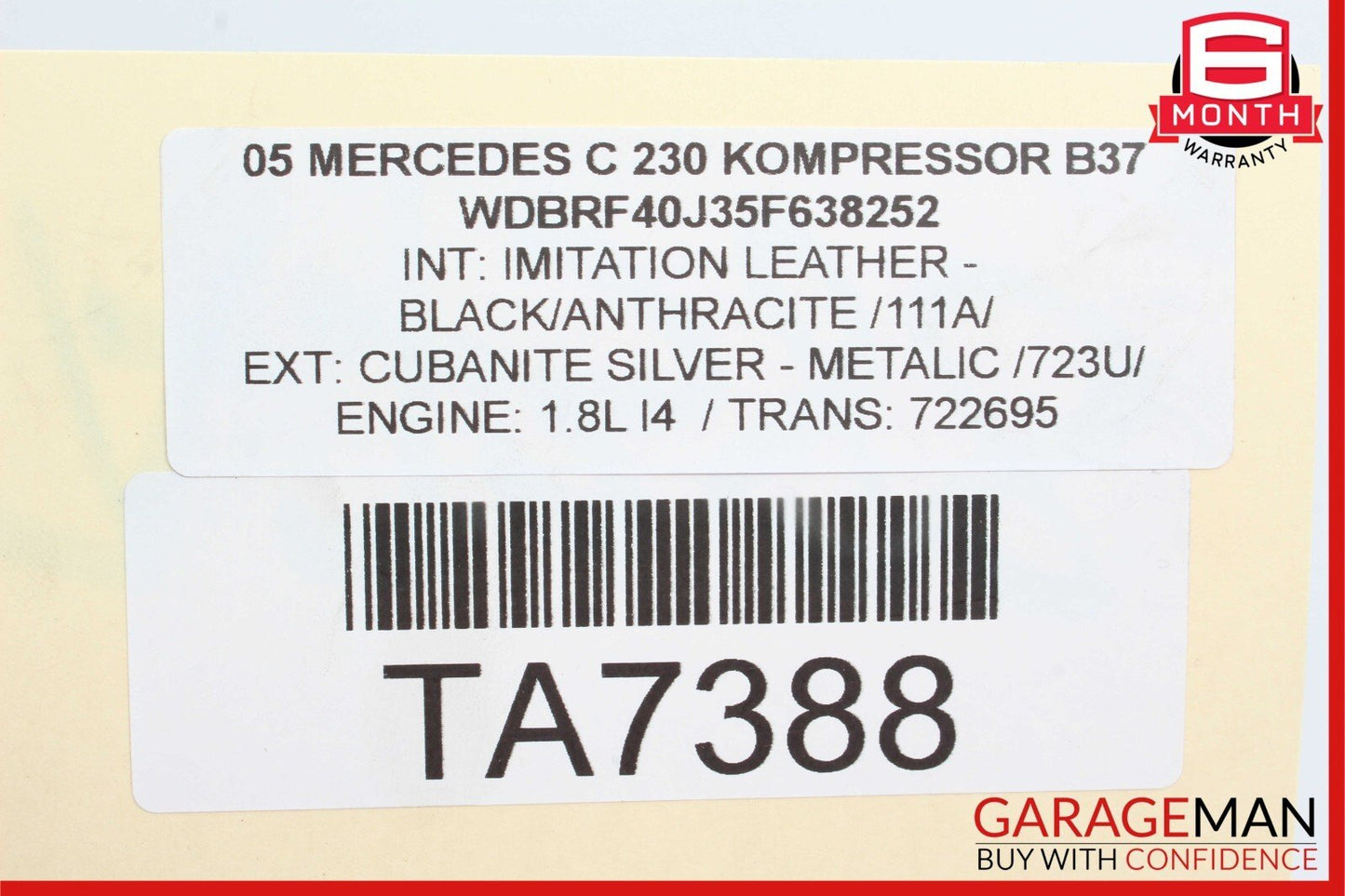 01-07 Mercedes W203 C230 Front Right Side Lower Control Arm 203 11