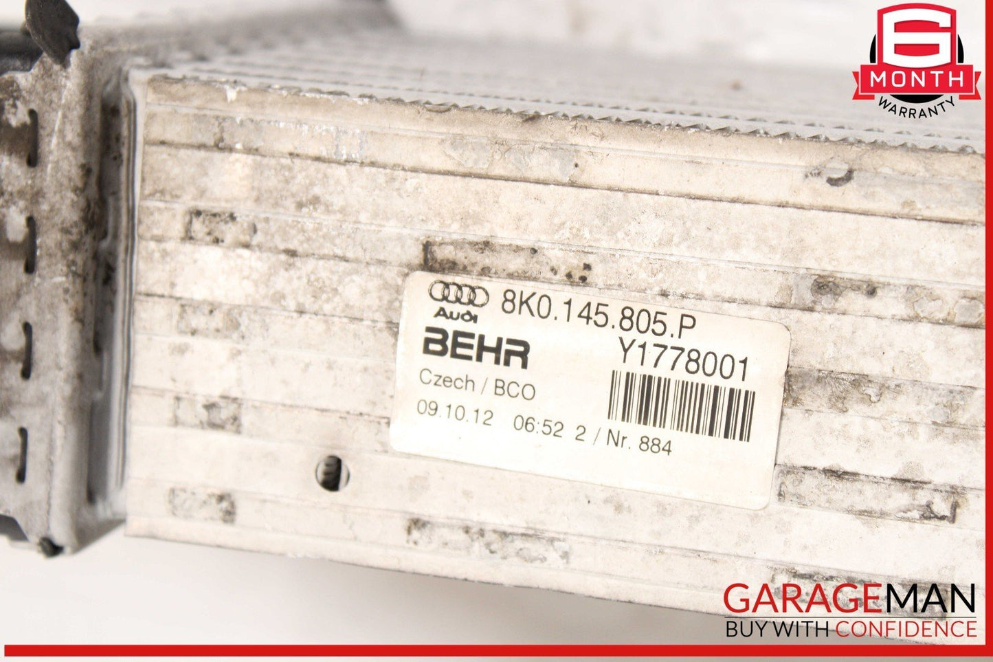 09-17 Audi A4 A5 S4 S5 Engine Turbo Air Intercooler 8K0145805G OEM