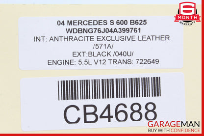 00-06 Mercedes W220 S600 CL500 Rear Right Tie Rod Link Control Arm OEM