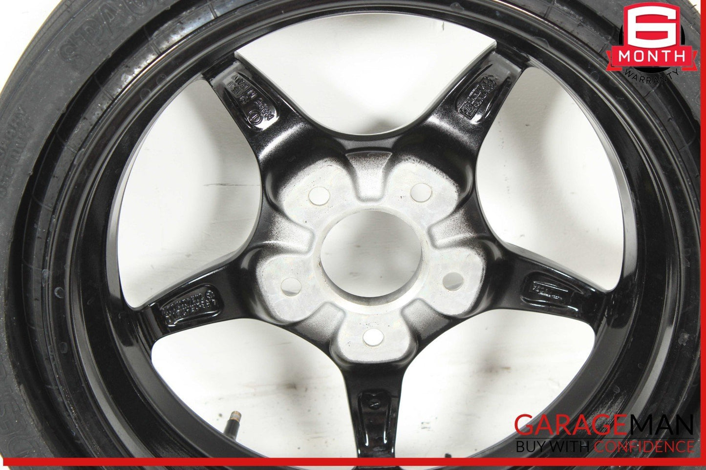 97-04 Mercedes R170 SLK320 SLK230 Donut Spare Tire Wheel Rim 165 4.5x15" OEM