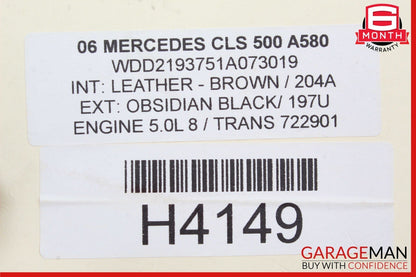 05-09 Mercedes W219 CLS500 E350 Dash Center AC Air Vent Speaker Cover Grille OEM