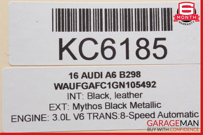 16-18 Audi A6 A7 Rear Left Driver Side Exhaust Tail Pipe Tip 4G0253825N OEM