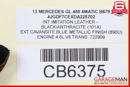 13-16 Mercedes X166 GL450 GL550 Rear Right / Left Drive Axle CV Shaft Driveshaft
