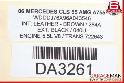 06-11 Mercedes W219 CLS55 CLS550 Front Right Bumper Reinforcement Bracket OEM