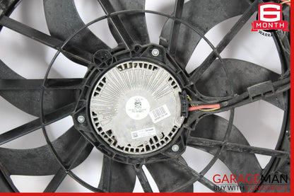 11-18 Porsche Cayenne 958 Engine Cooling Fan Motor Shroud Assembly OEM