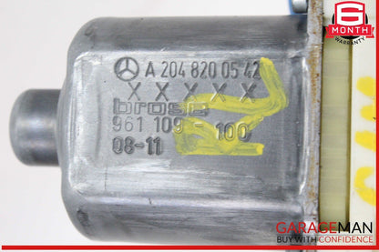 08-16 Mercedes X204 GLK350 Rear Left Side Door Window Regulator Motor OEM