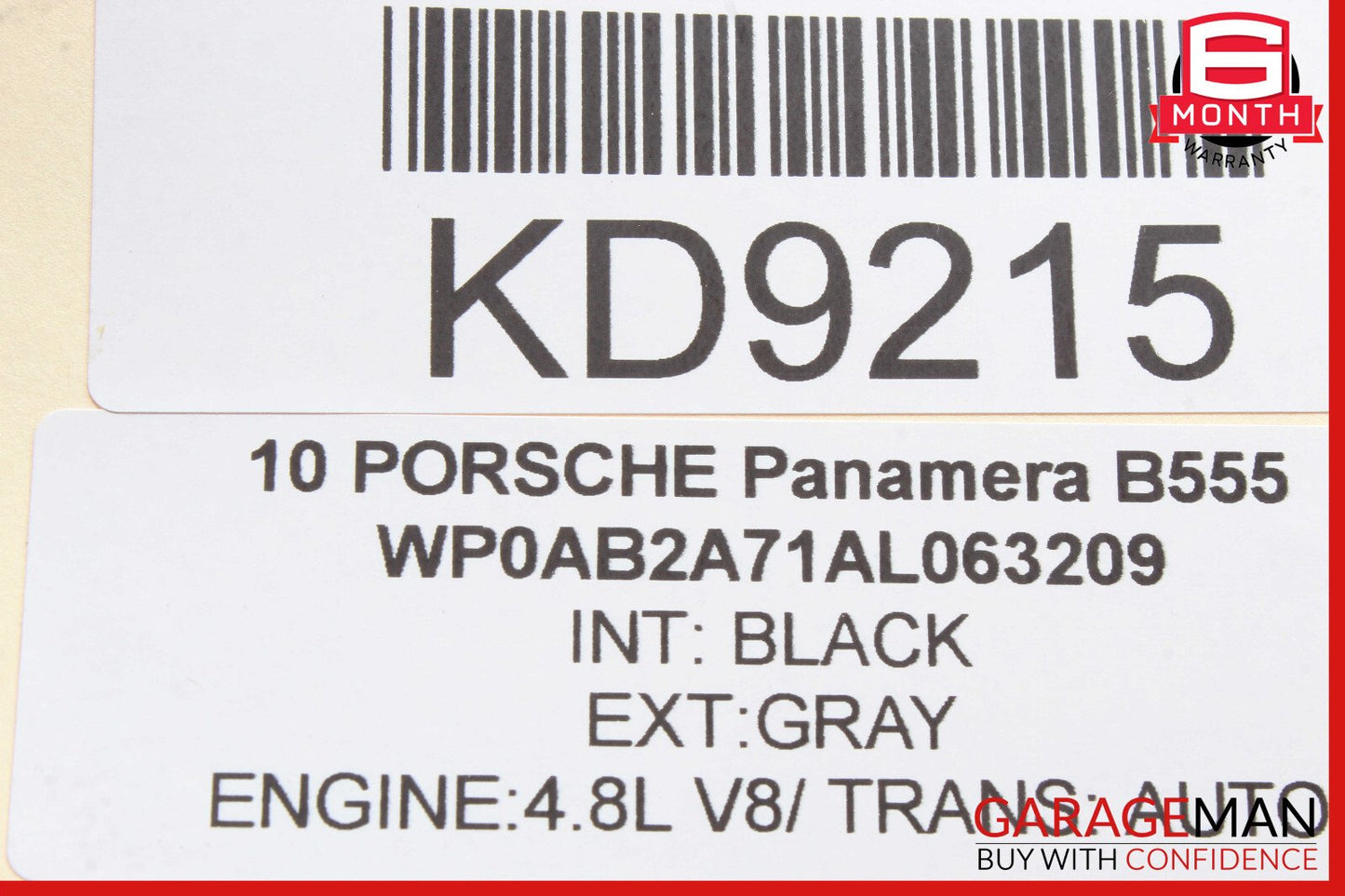 10-15 Porsche Panamera 970 Front Right Dashboard Molding Trim Cover OEM