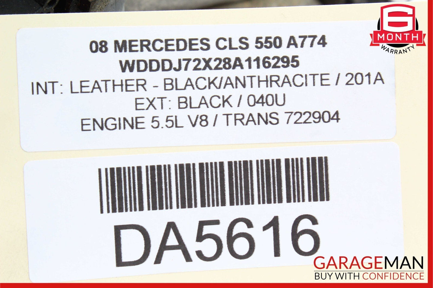 06-09 Mercedes W219 CLS550 Front Right Side Upper Control Arm w/ Level Sensor
