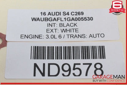 08-18 Audi S4 Q5 A4 A5 Front Left Driver Side Exterior Door Handle White OEM