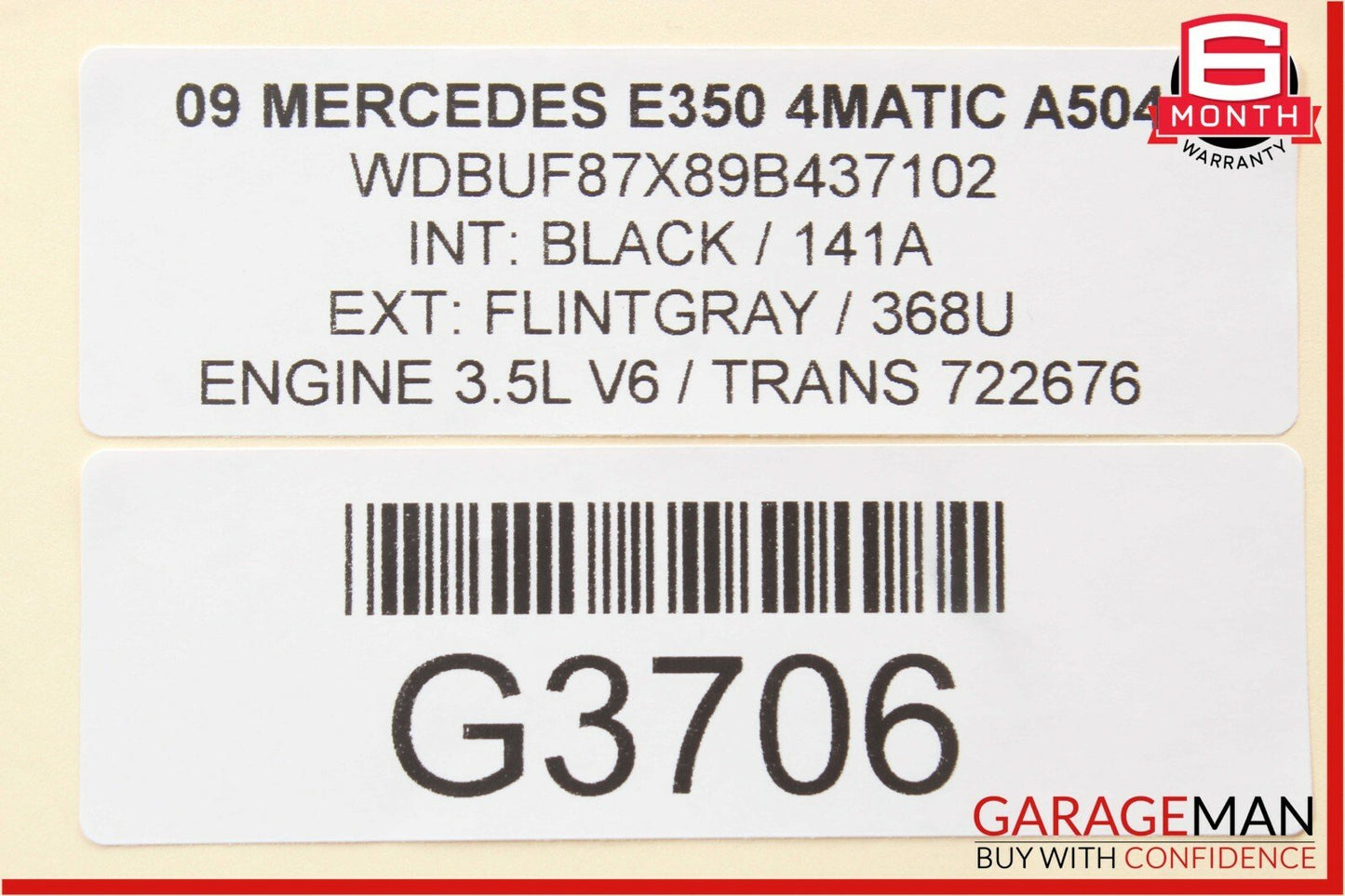 03-09 Mercedes W211 E350 Front Right Passenger Side Door Controller Module Unit