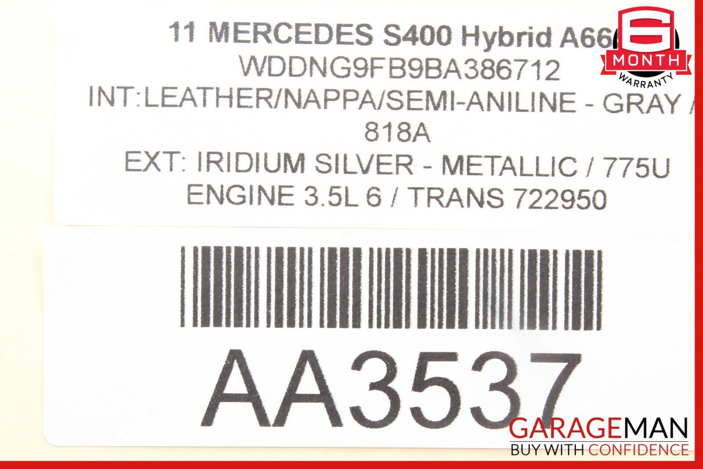 07-13 Mercedes W221 CL550 S550 Front Right Side Dash AC A/C Air Vent Trim OEM