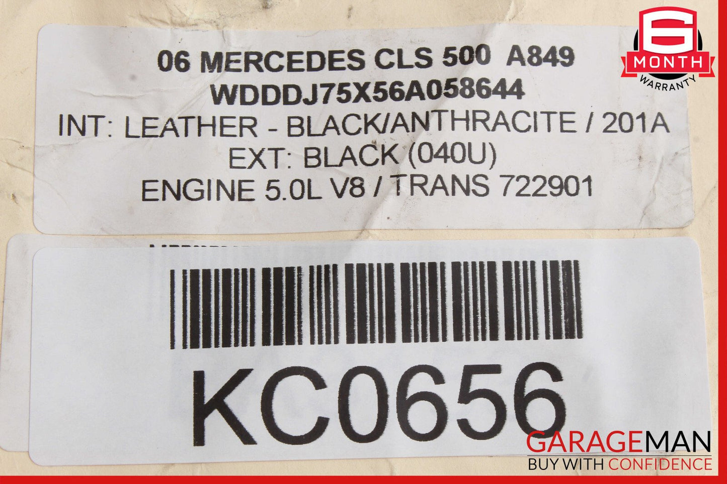 06-11 Mercedes W219 CLS500 CLS55 AMG Door Control Module Front Left Driver OEM