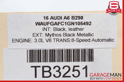 12-18 Audi A6 A7 Windshield Washer Wiper Motor Linkage 3397021890 12V OEM