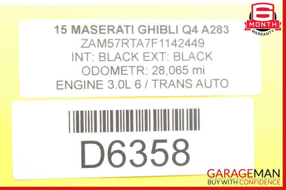 14-17 Maserati Ghibli Dash Headlight Ambient Light Switch Adjustment Control OEM