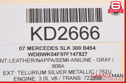 05-11 Mercedes R171 SLK300 C280 Front Left Driver Side Lower Control Arm OEM