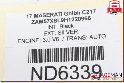 14-17 Maserati Ghibli Rear Right or Left Side Upper Control Arm 670007252 OEM