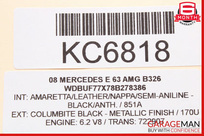 03-09 Mercedes W211 E63 CLS55 ML63 CLK350 Sirius Satellite Radio Receiver OEM