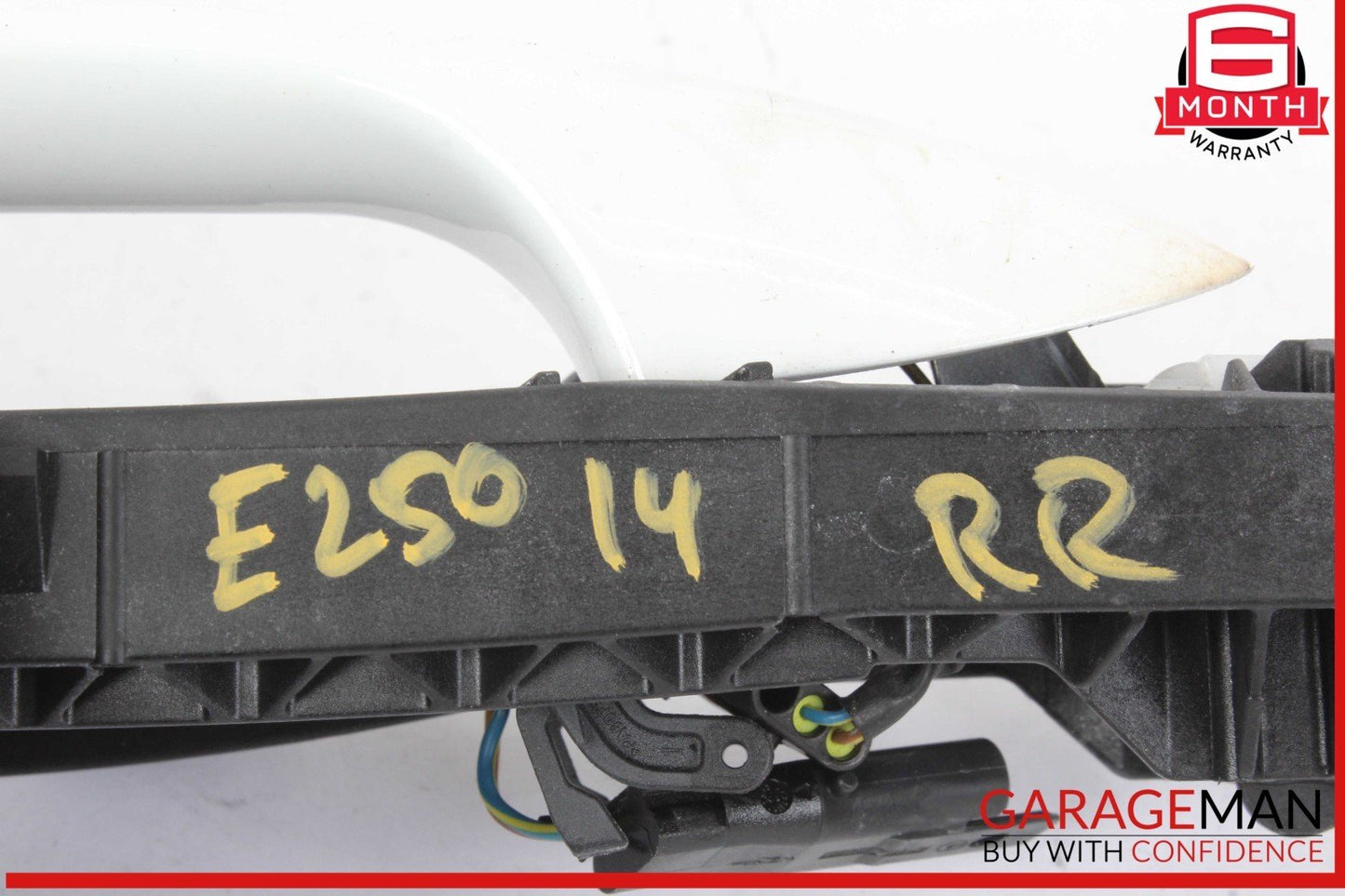 14-16 Mercedes W212 E250 Right Passenger Side Exterior Door Handle White OEM