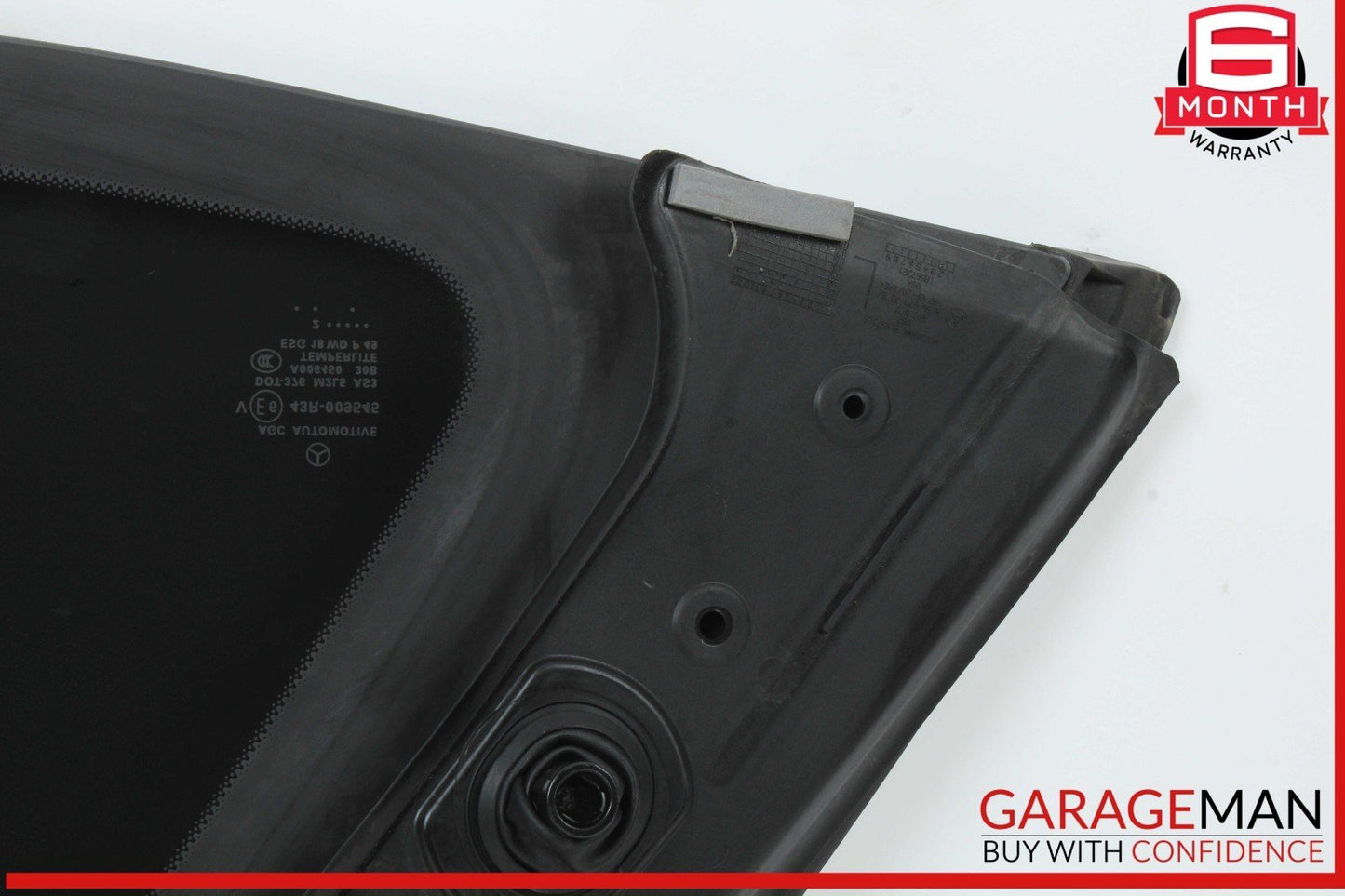 13-19 Mercedes X166 GL450 GLS550 Rear Left Side Quarter Window Glass Trim Assy