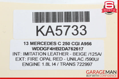 08-14 Mercedes W204 C250 C350 C300 Front Left Door Lock Latch Actuator OEM