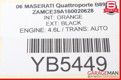 03-08 Maserati Quattroporte M139 Right Side Dashboard Panel Trim Wood OEM